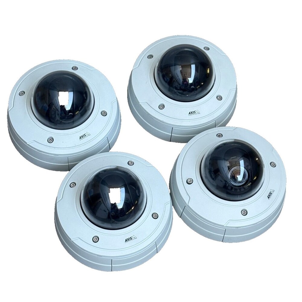 AXIS P3364-VE 6MM Network Dome Camera Outdoor IP Camera Lot of 4 Tested Working